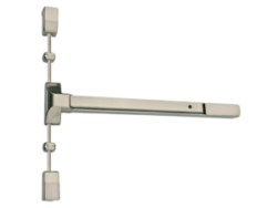 Barra antipánico de 2 puntos de cierre resistente al fuego ideal para centros comerciales y edificios