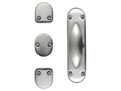 Españoleta cuerpo y puño ovalado en bronce.