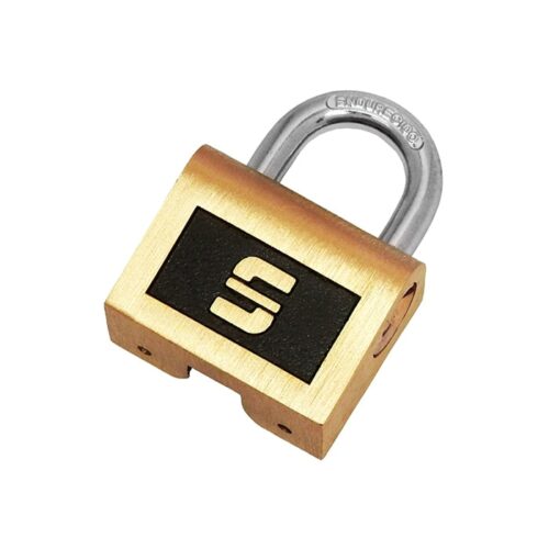 Candado de 38 mm cuerpo de bronce forjado a alta presión. Sistema de cierre sin resortes, Scanavini