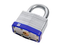 Candado cuerpo de láminas de acero con gancho de acero endurecido 50 mm