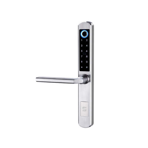 cerradura-digital-A210-scanavini-bluetooth-huella-digital-uso-oficina-departamento-derecha Cerradura digital A210, tecnología bluetooth para acceso principal en residencias y oficinas, lado derecho