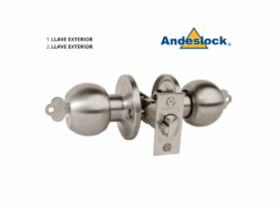 715AA41-AI Cerradura de Pomo Bola: Llave Llave