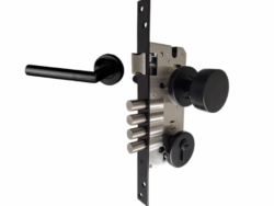 Cerradura de Embutir AE80M/TIP Negro – Acceso Principa