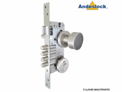 Cerradura de Embutir AE80M/TIP Acero inox – Acceso Principal