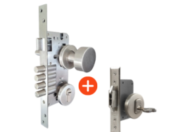 Combo Cerradura Principal + Cerradura 1090 de embutir corredera