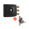 Combo cerradura de sobreponer 2070 + Cerradura 1090 de embutir, puerta corrediza
