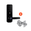 2 Combo de cerradura digital A230H-NK + Cerrojo 4004 con seguro mariposa interior